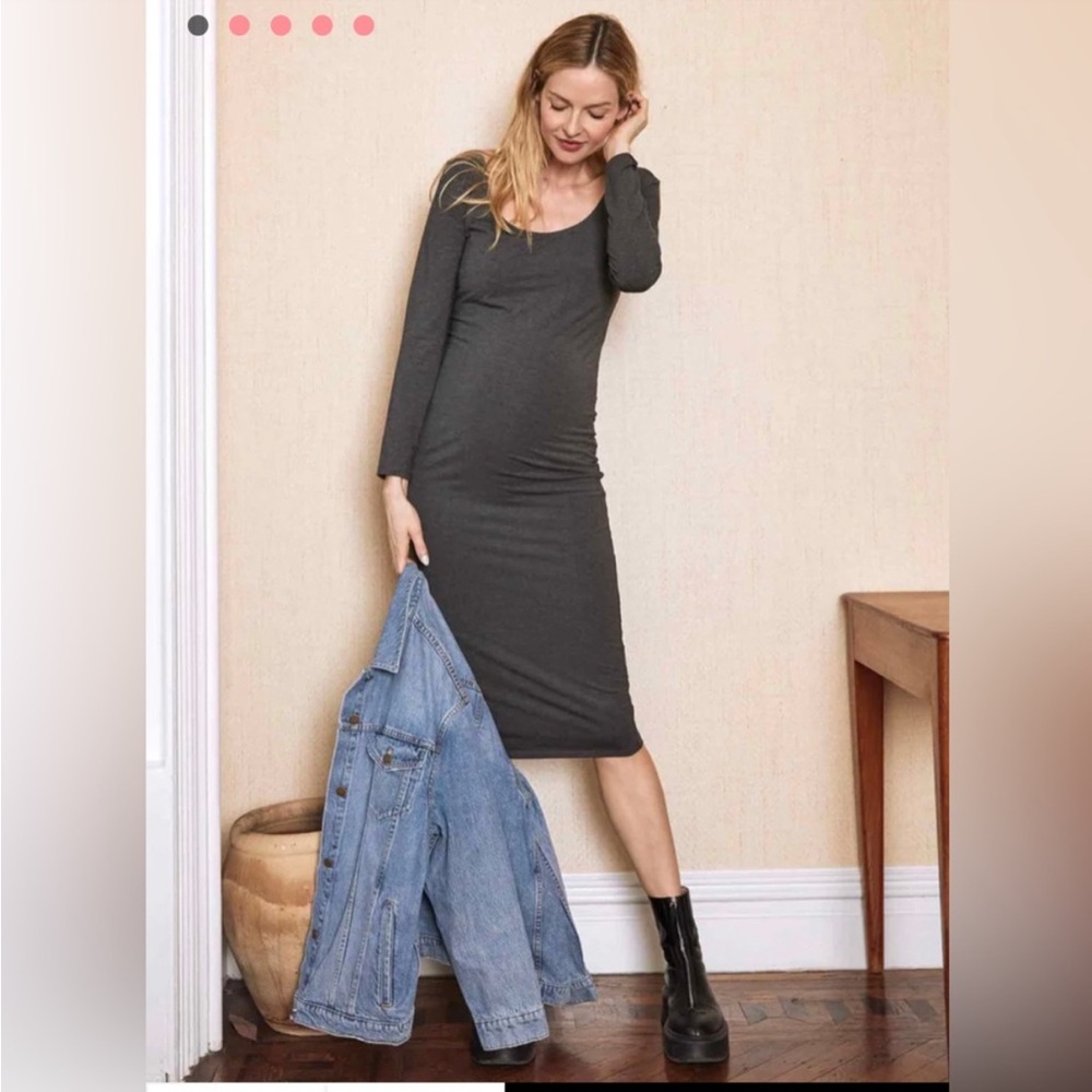 HATCH Long Sleeve Maternity Dress NWT